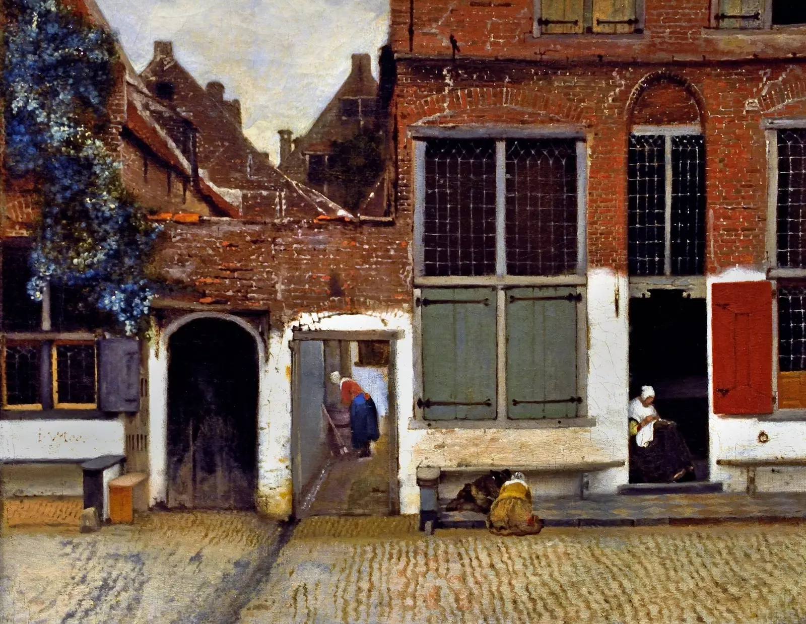 'The Alley' oleh Johannes Vermeer.