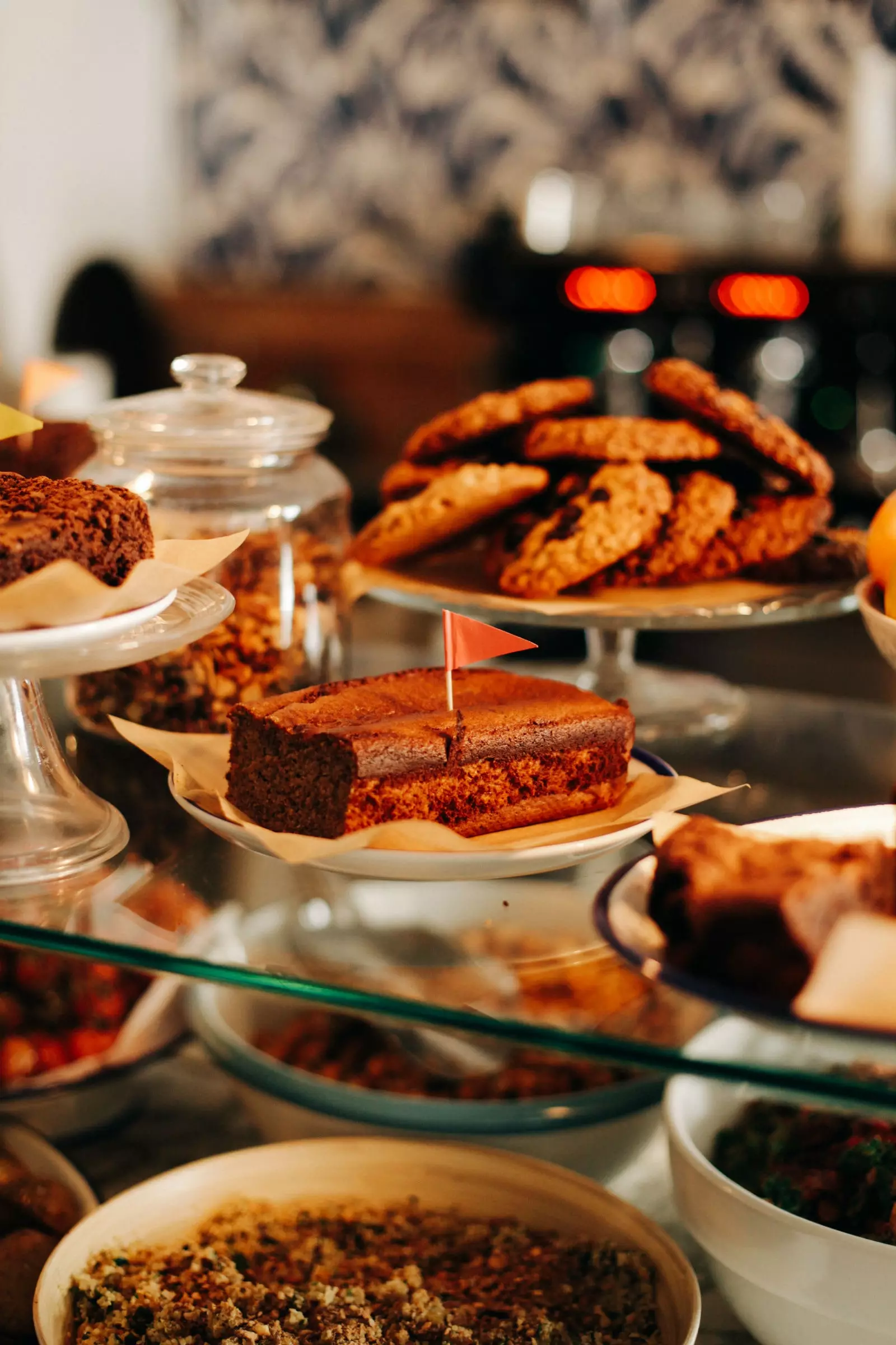 Some of the homemade cakes at Bendita Helena.