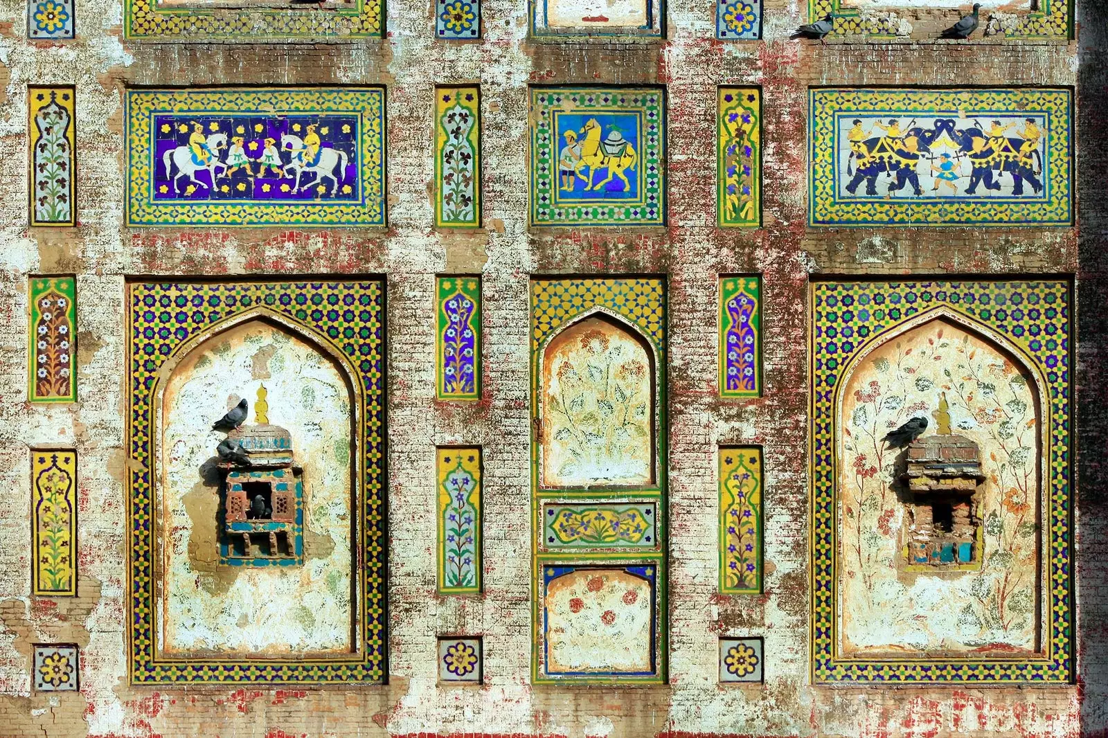 Rajoles del fort Lahore Pakistn