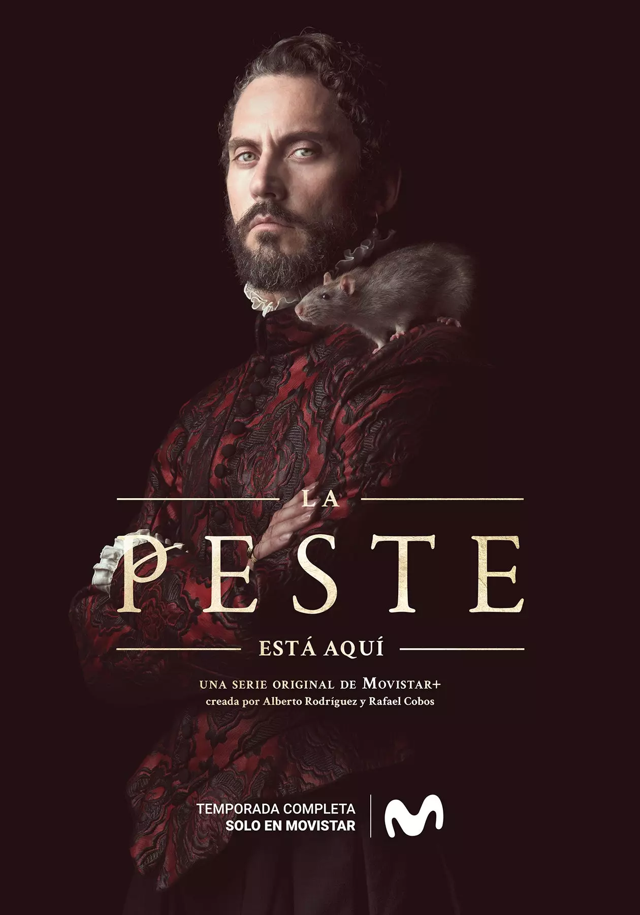 Cartell de la sèrie 'La Peste' en què apareix l'actor Paco León