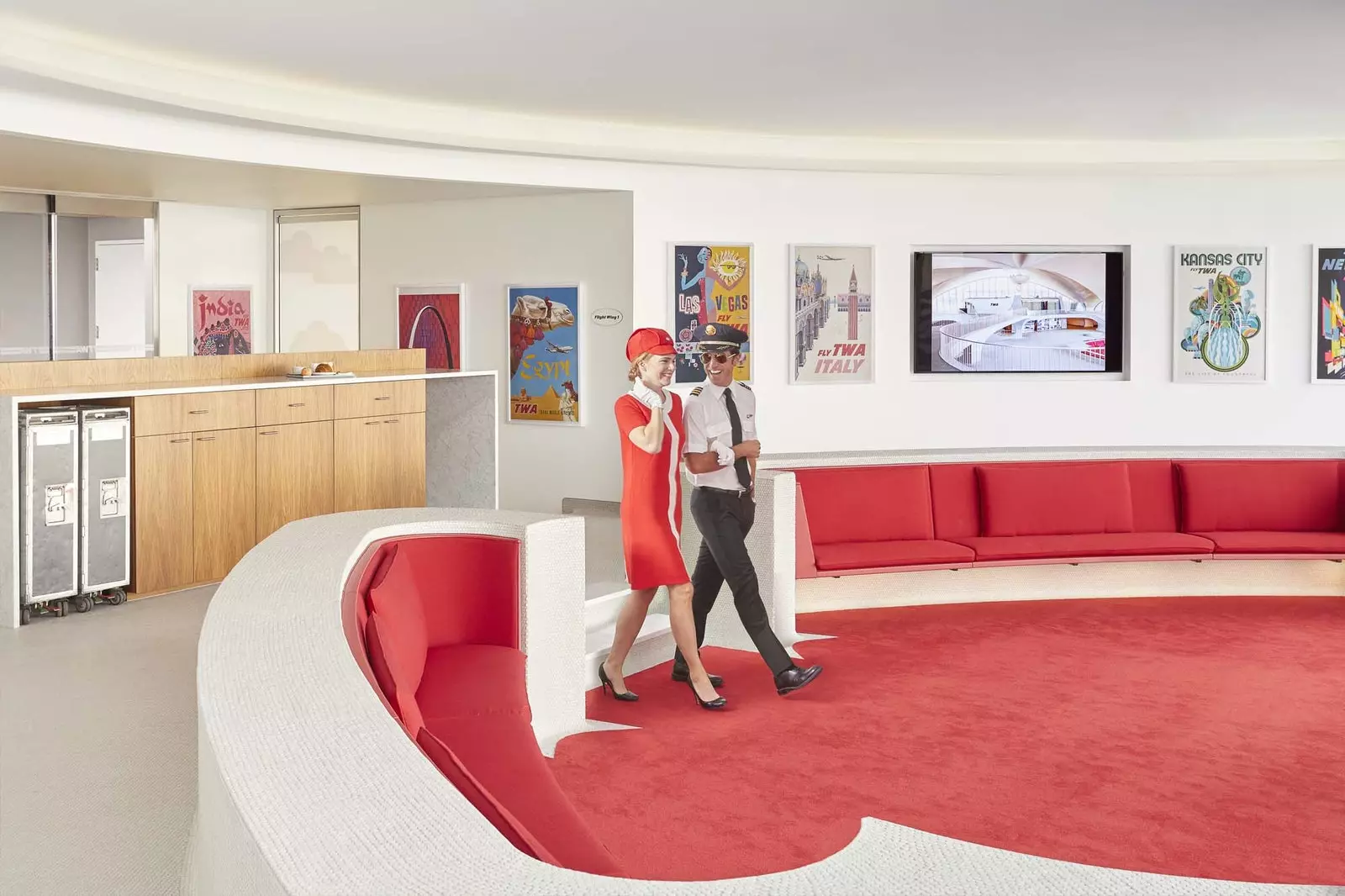 twa hotelový terminál eerio saarinen letiště jfk new york