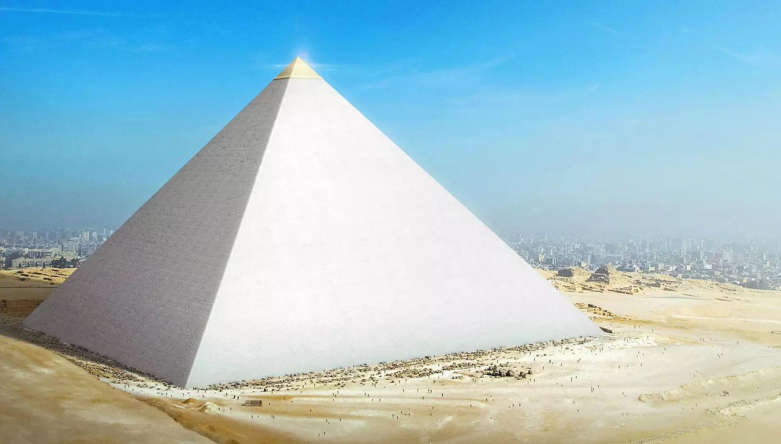 Questa sarebbe la Piramide di Giza nelle sue origini