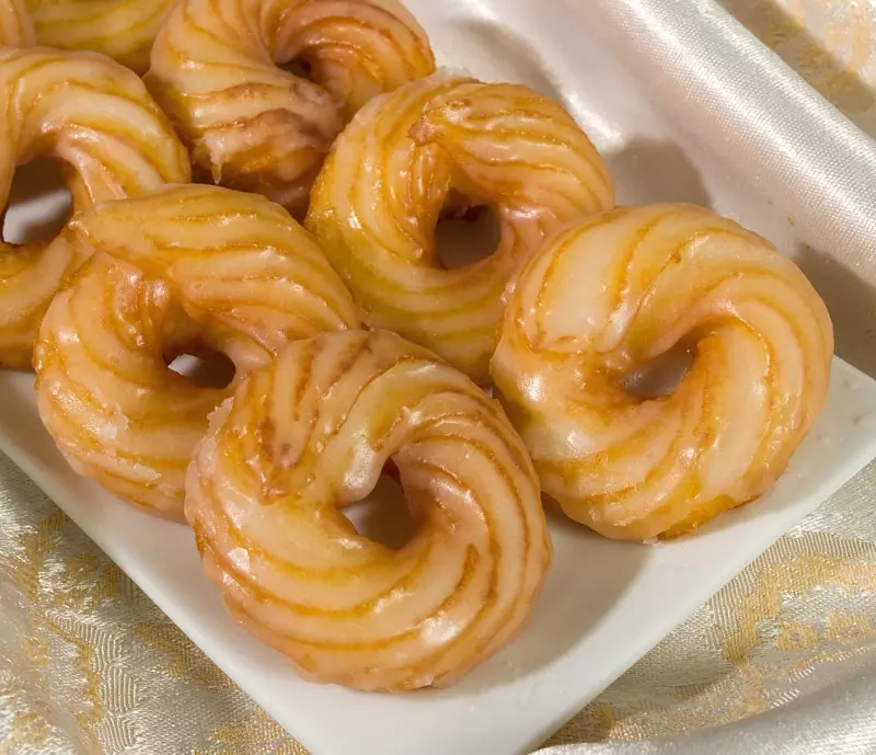 Rosquillas de San Froiln nylagad av Alberto Prez, chef för Saper Center.