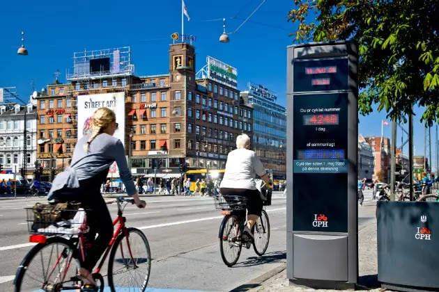 In Kopenhagen zijn er al meer fietsen dan auto's