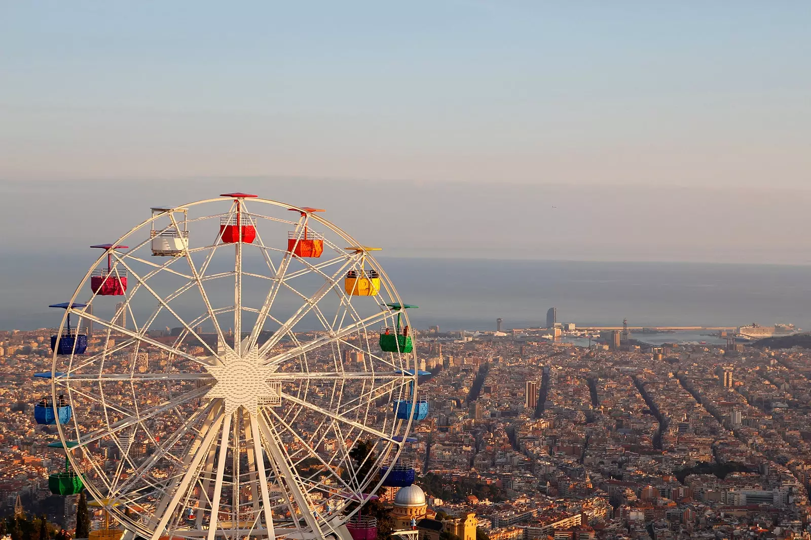 Barcelona z Tibidabo