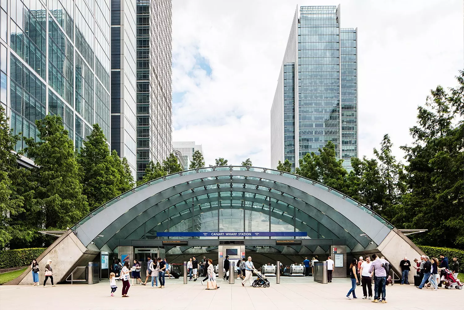 Canary Wharf Station på Jubilee Line.