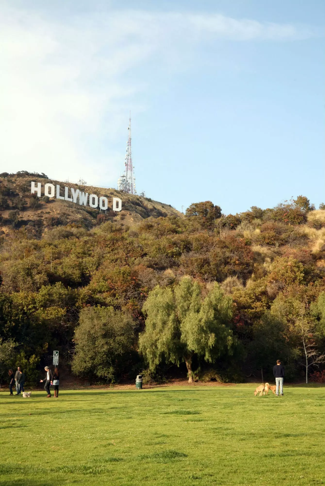 Mengapa tidak berkelah di Taman Tasik Hollywood dengan pemandangan papan tanda yang tiada tandingannya?