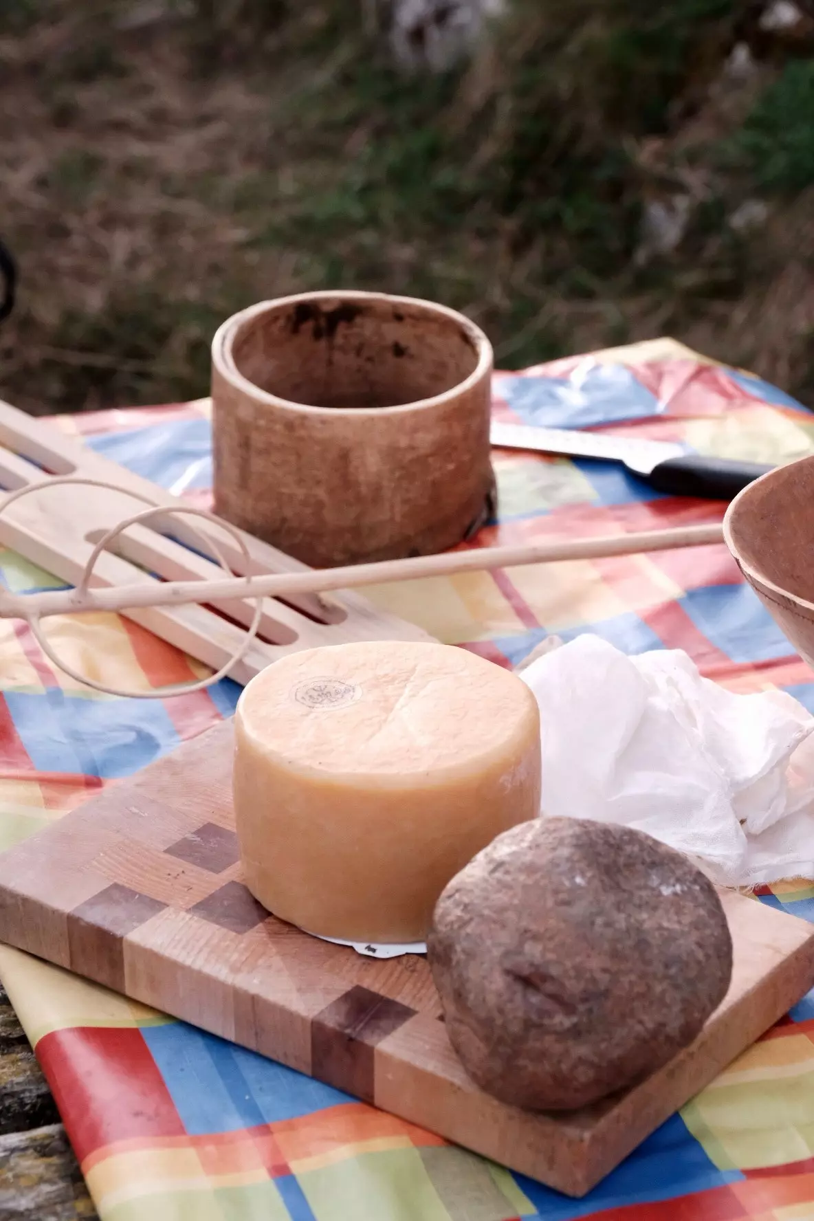 Brød og ost fra Sierra de Aralar