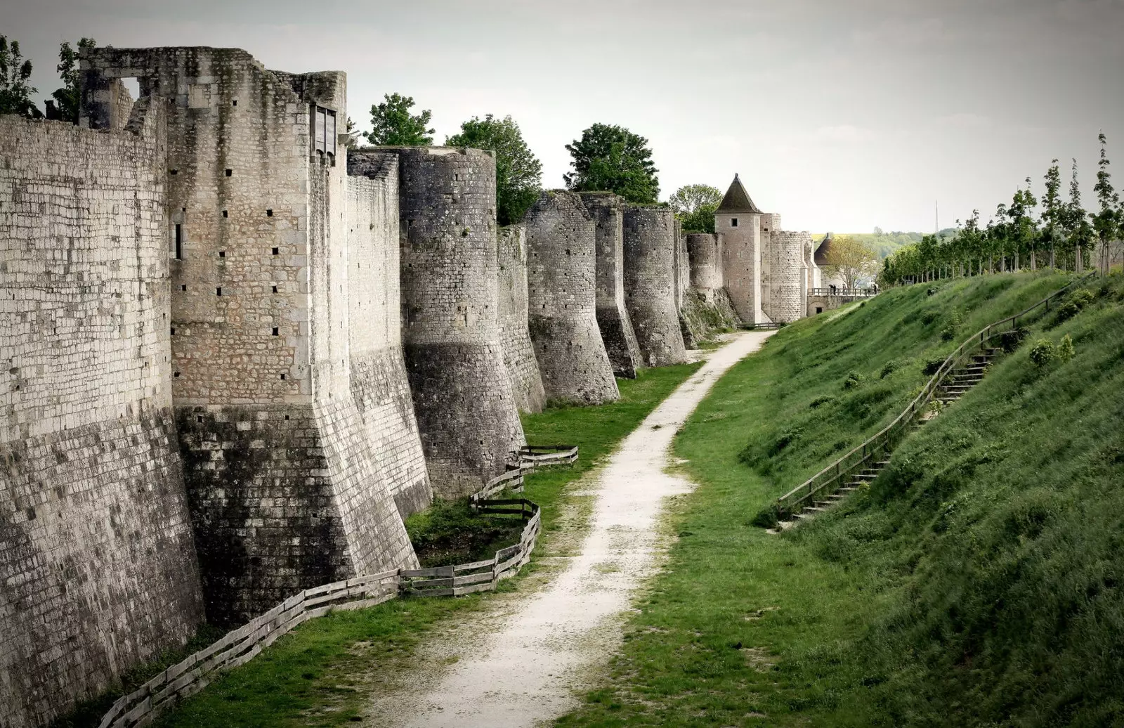 Ancient walls of Provins.