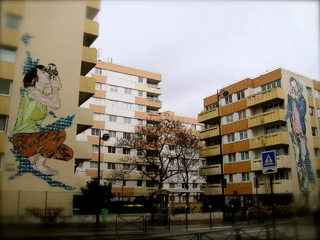 Autoportrety Jana JS na rue Jeanne d'Arc w Paryżu