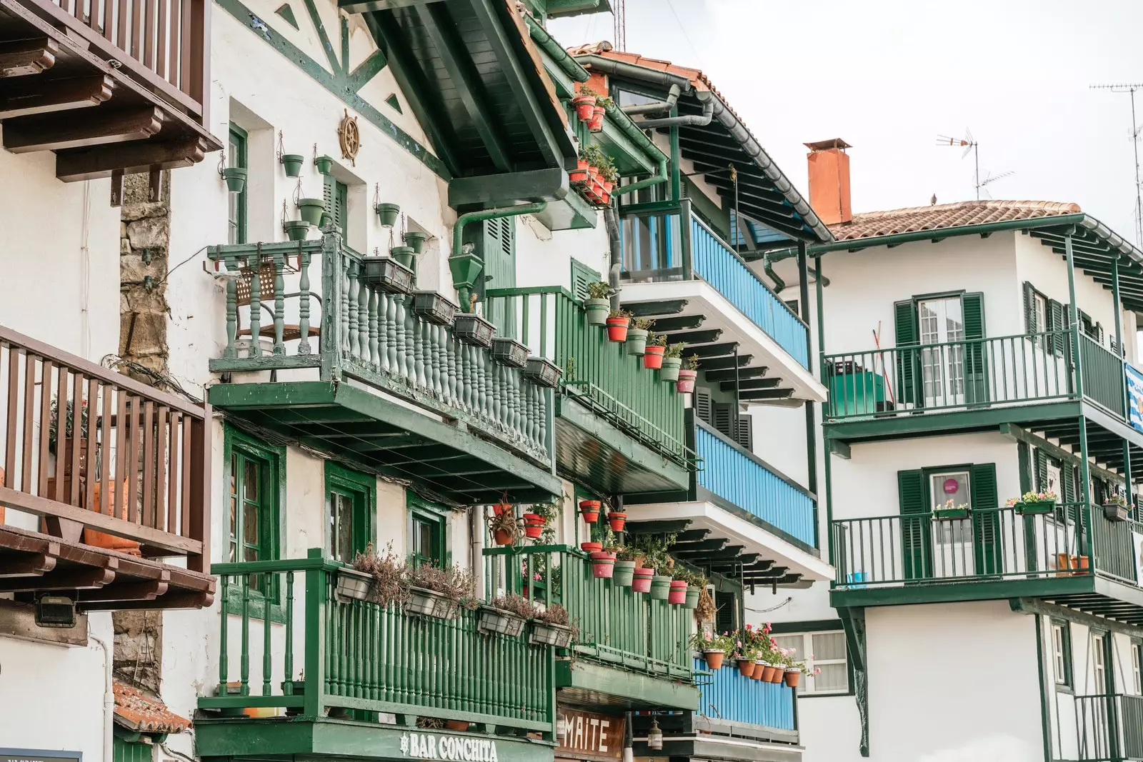 The Marina neighborhood in Hondarribia