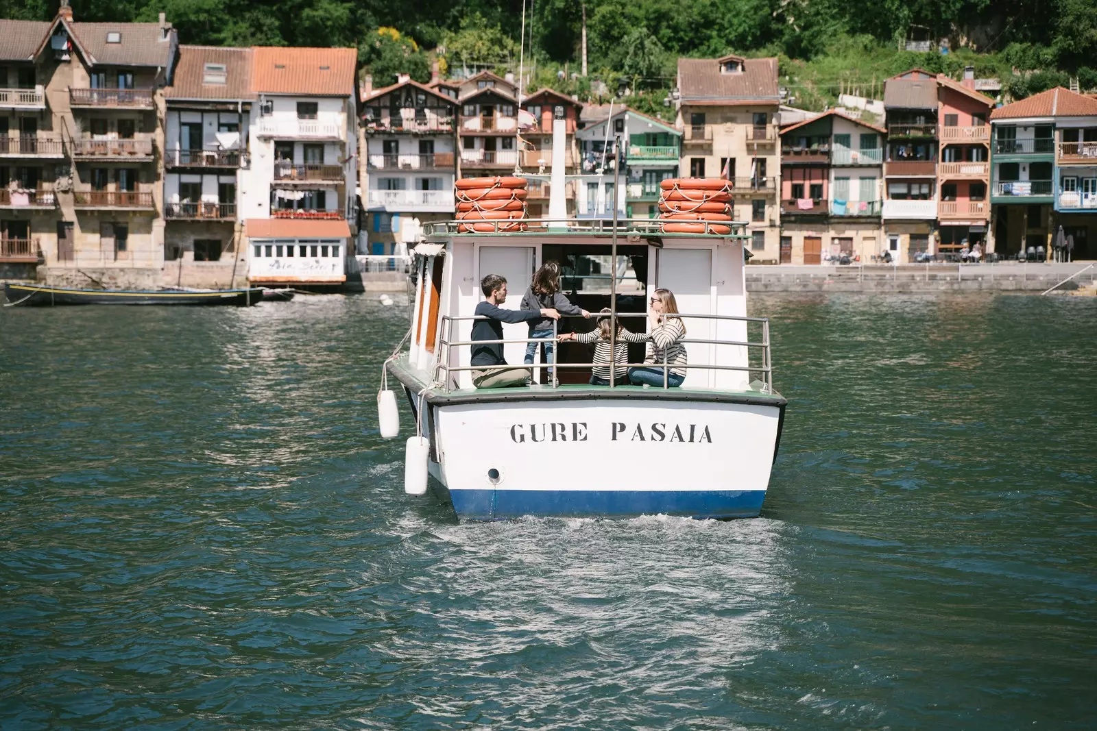 Crossing Pasaia by boat as Victor Hugo did.