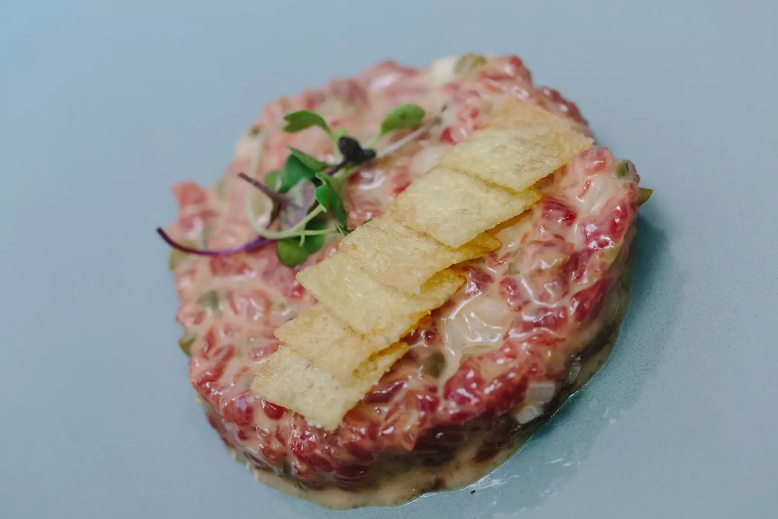 Tartare fra Mahasti-restauranten.