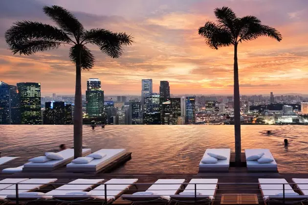 Hoteli ya Marina Bay Sands huko Singapore