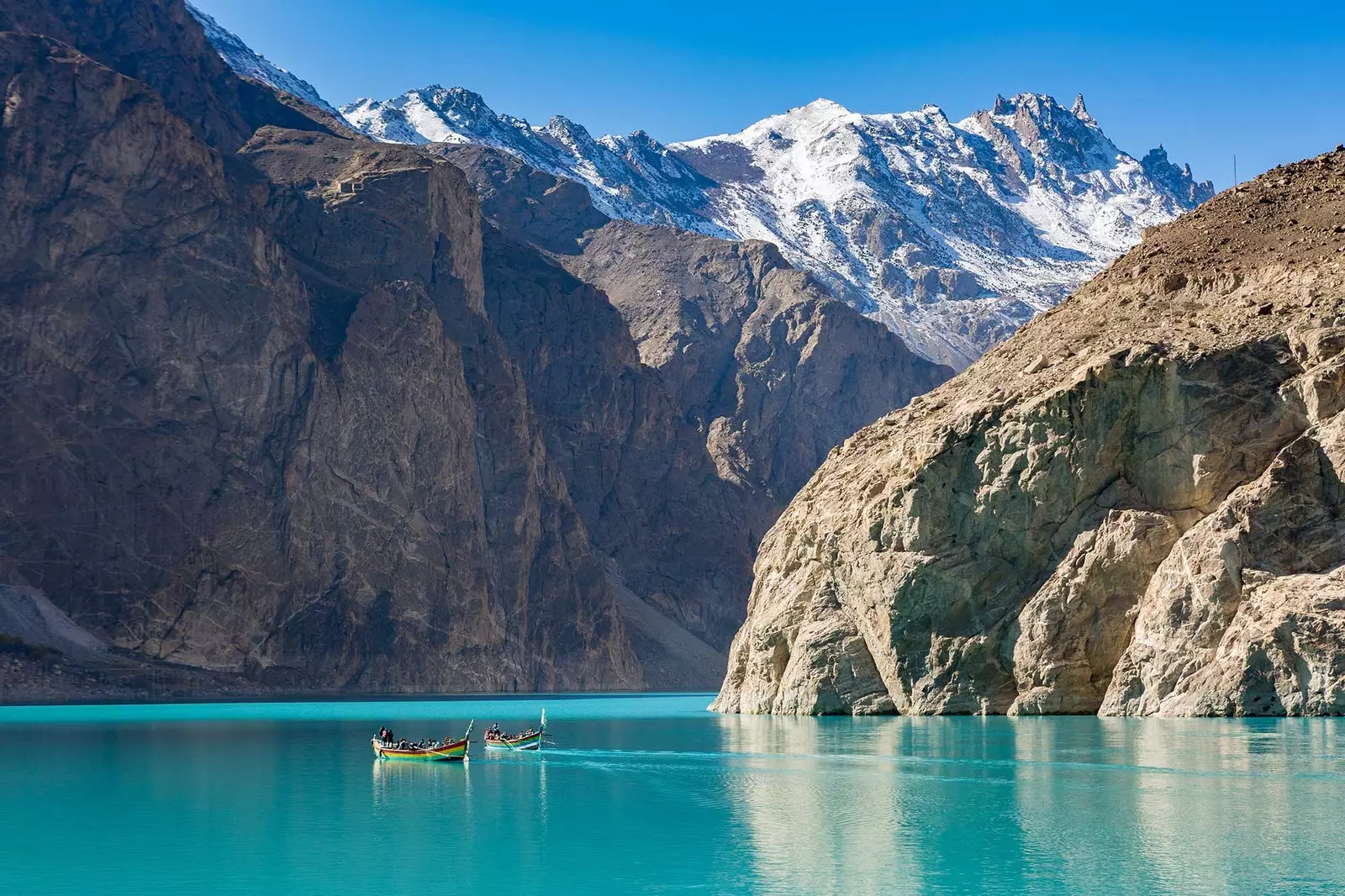 Danau Attabad Lembah Hunza Pakistan