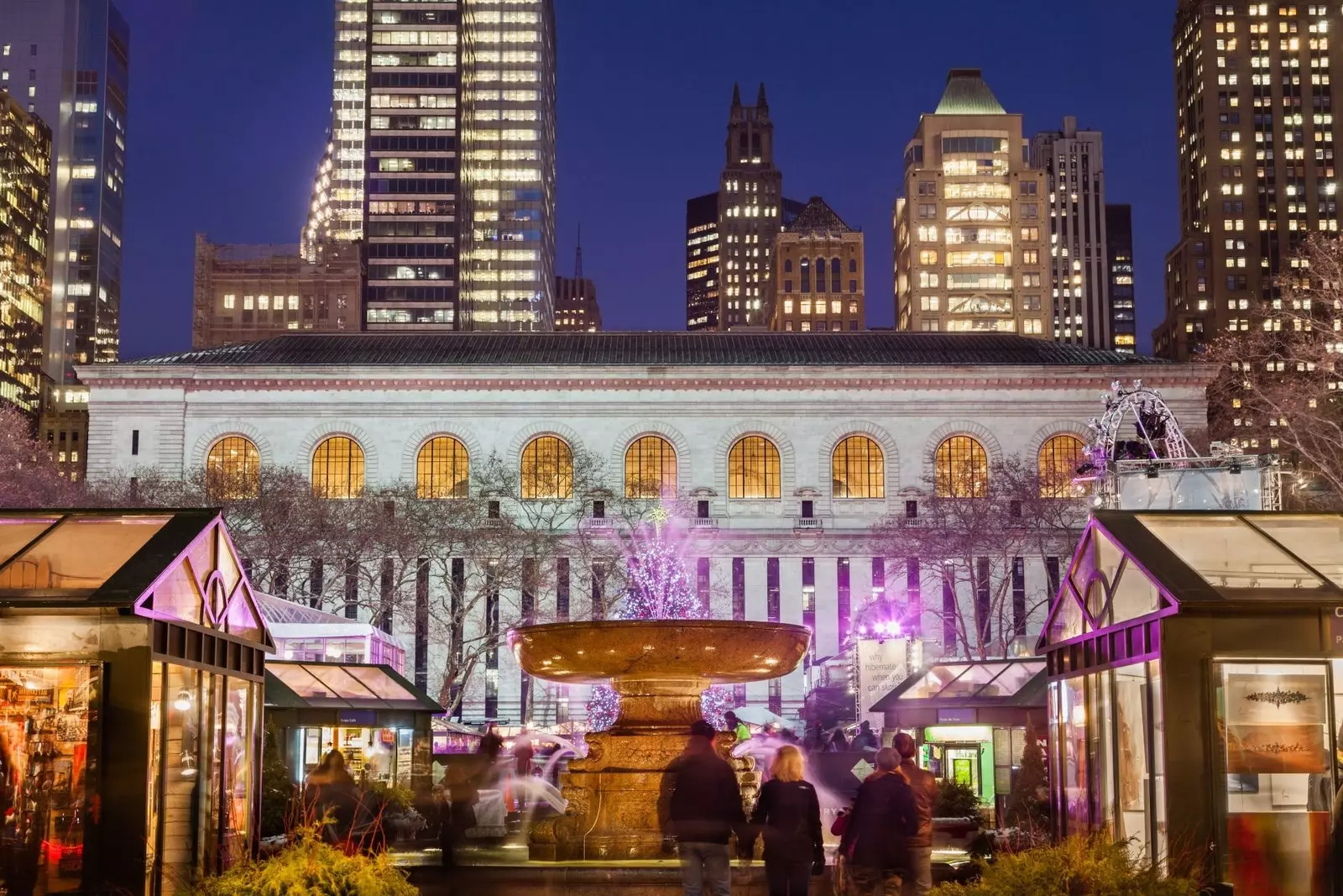 Julen begynder i Bryant Park den 30. oktober