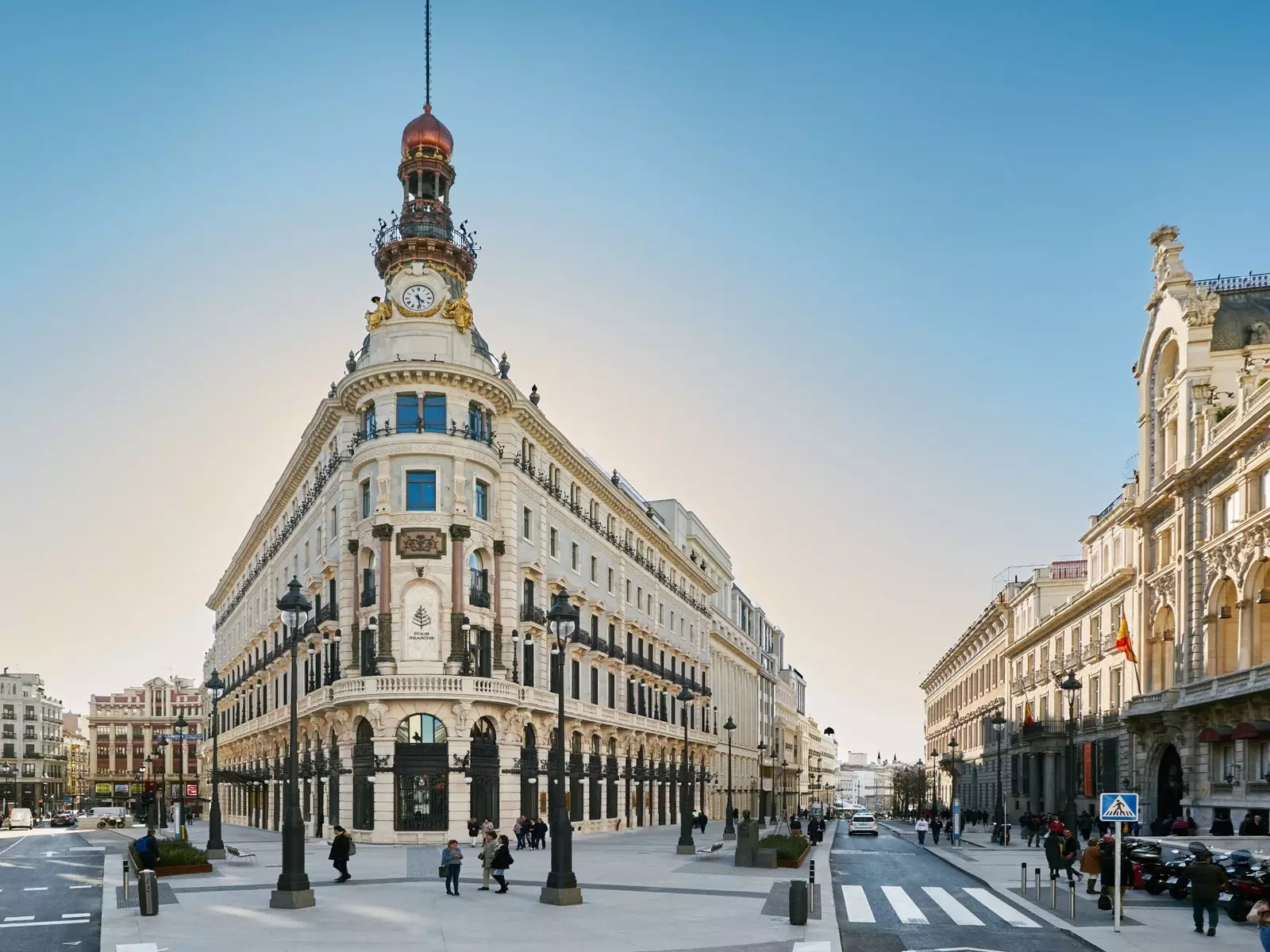 Madrid på mer än 35 grader