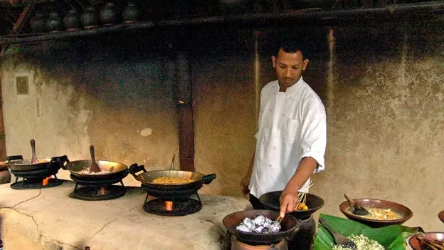 Prendre son petit-déjeuner à Bali