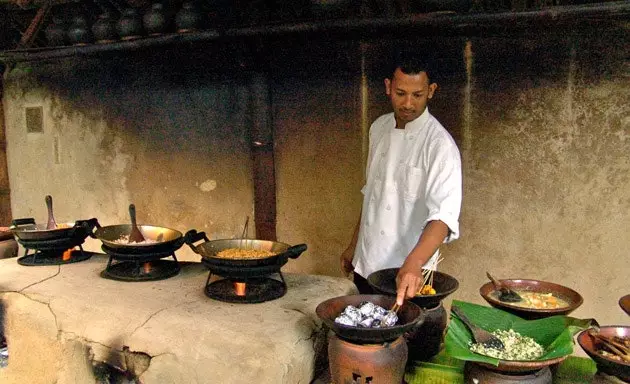 Ontbijten op Bali