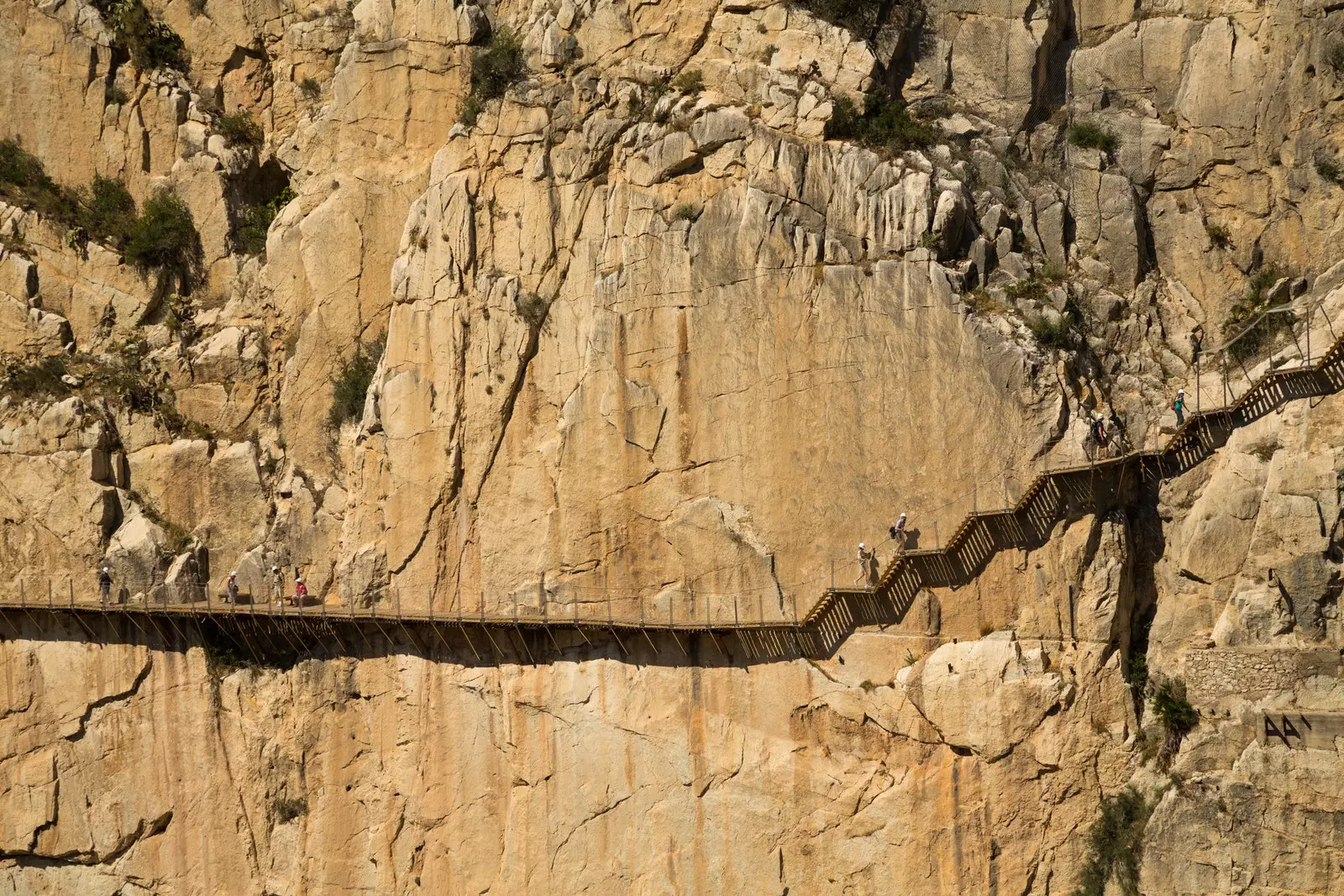 Caminito del Rey göngubrúin