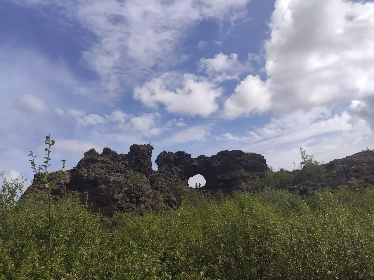 Dimmuborgir lavaby.