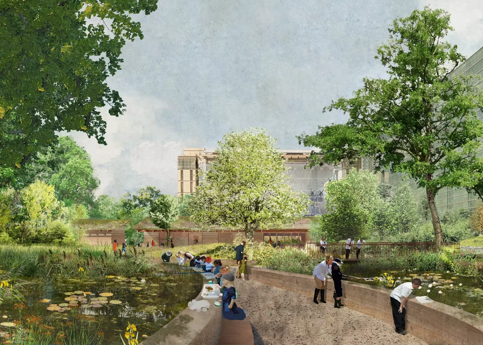 Les jardins du Natural History Museum de Londres vont être transformés en un centre de la nature urbaine