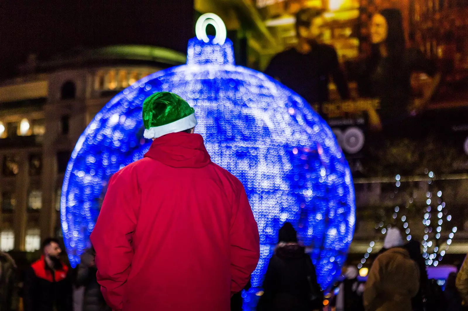 Éclairage de Noël Madrid