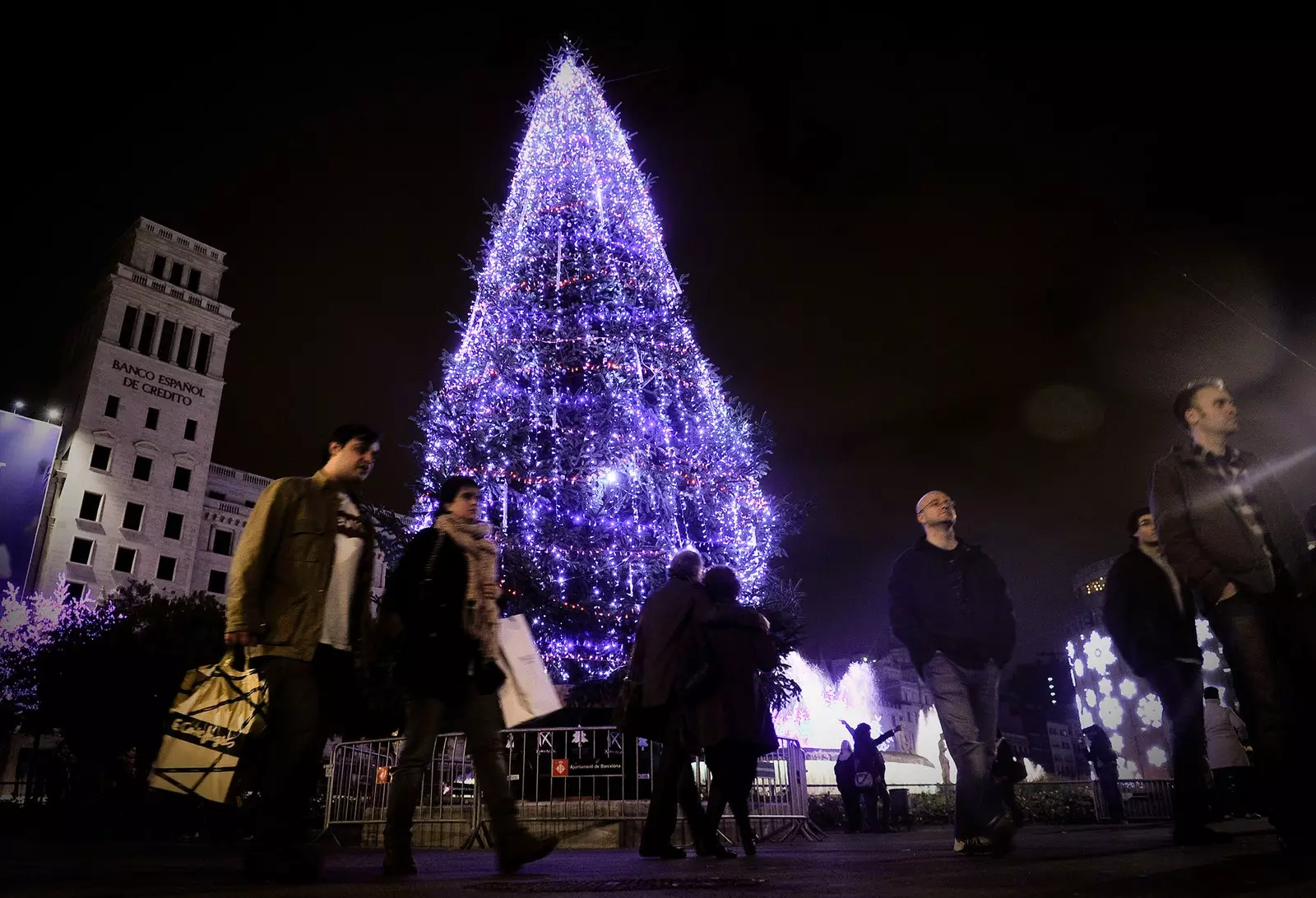 Božićna rasvjeta u Barceloni