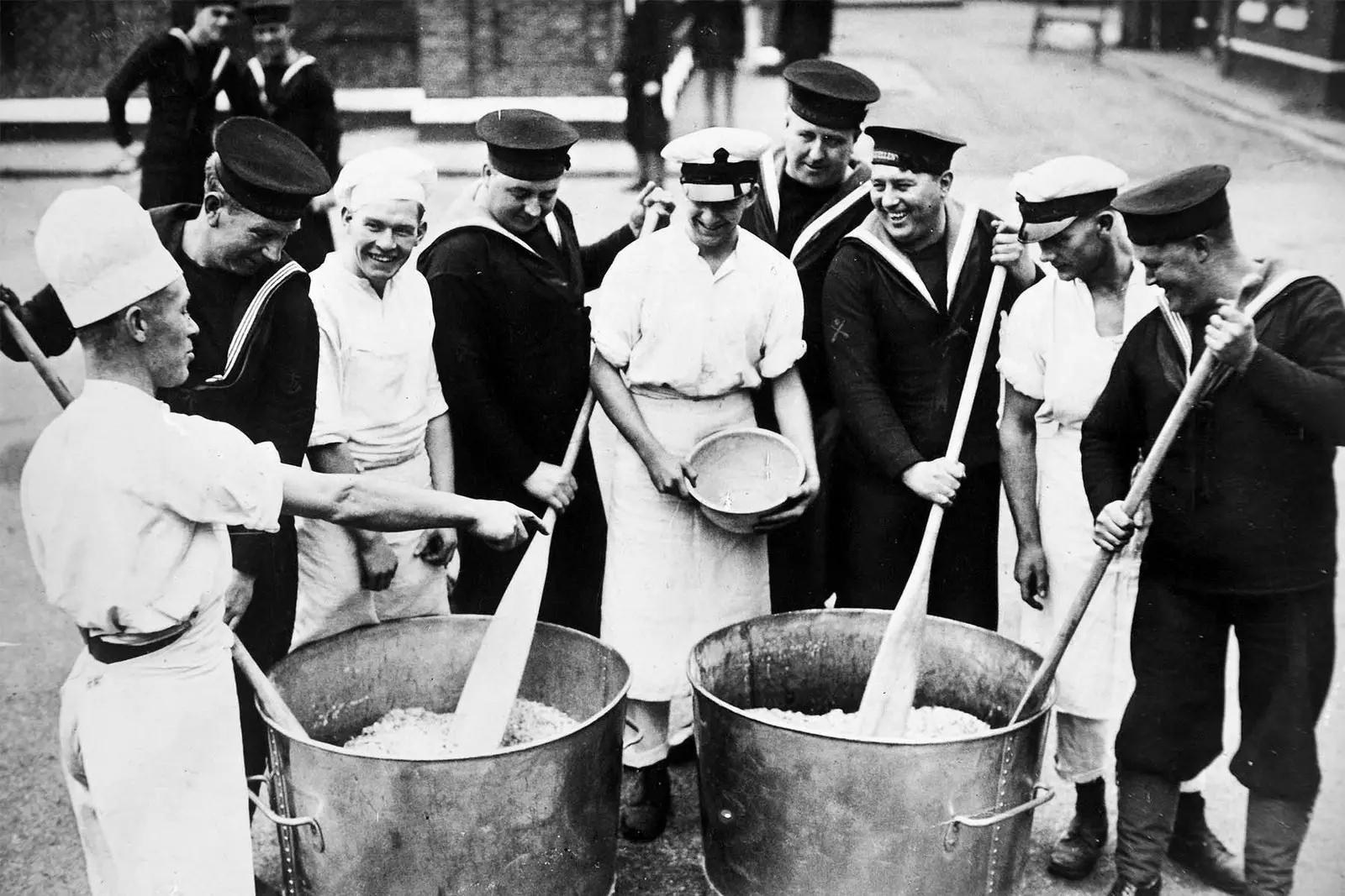 Weihnachtspudding aus dem Zweiten Weltkrieg kochen