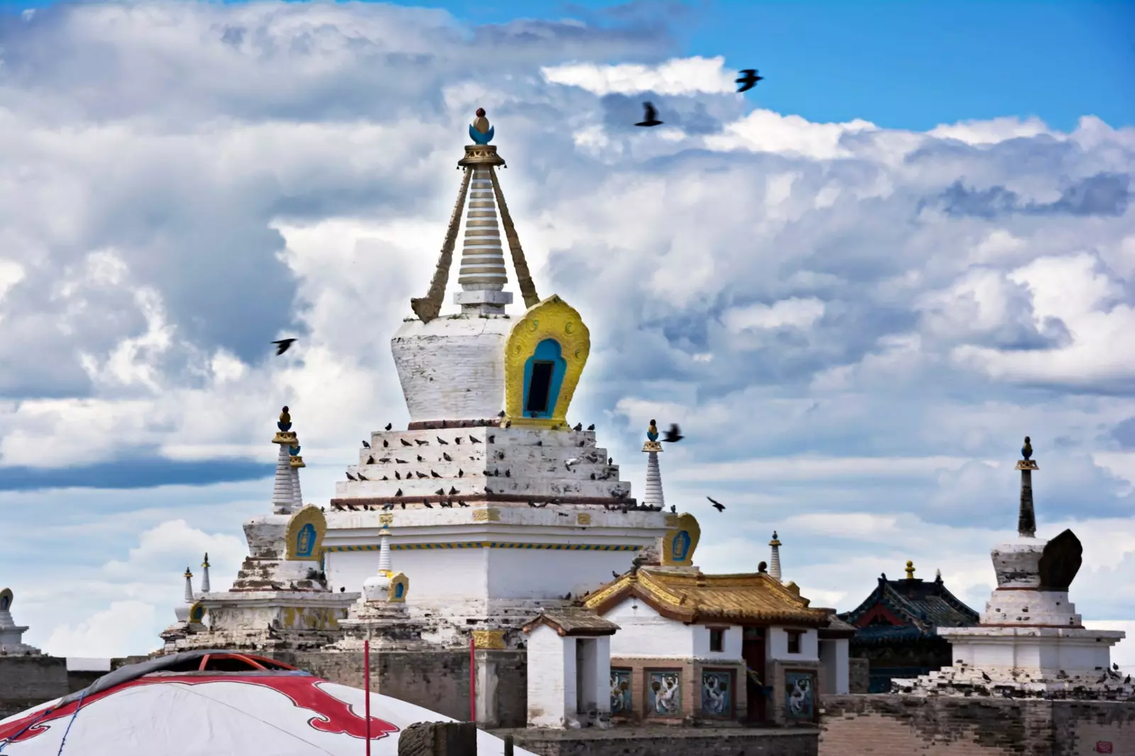 Det tog tre århundreder at bygge Erdene Zuu Khiid-klosteret i Mongoliet.