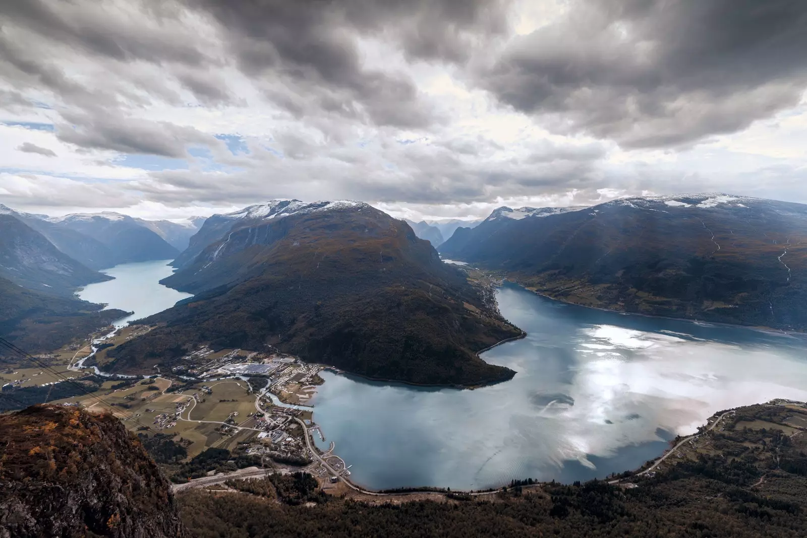 Panoramic from Loen Skylift.