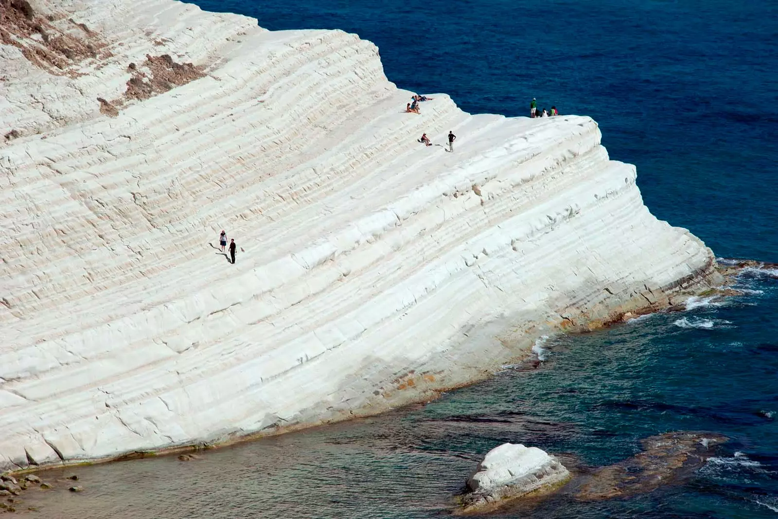 Scala dei Turchi ulduz mənzərəsidir