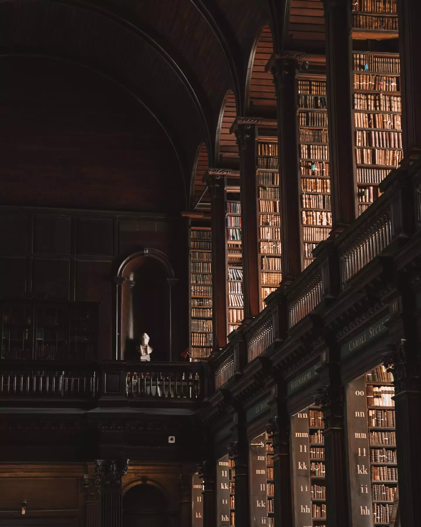 L'ancienne bibliothèque du Trinity College, paradis des bibliophiles