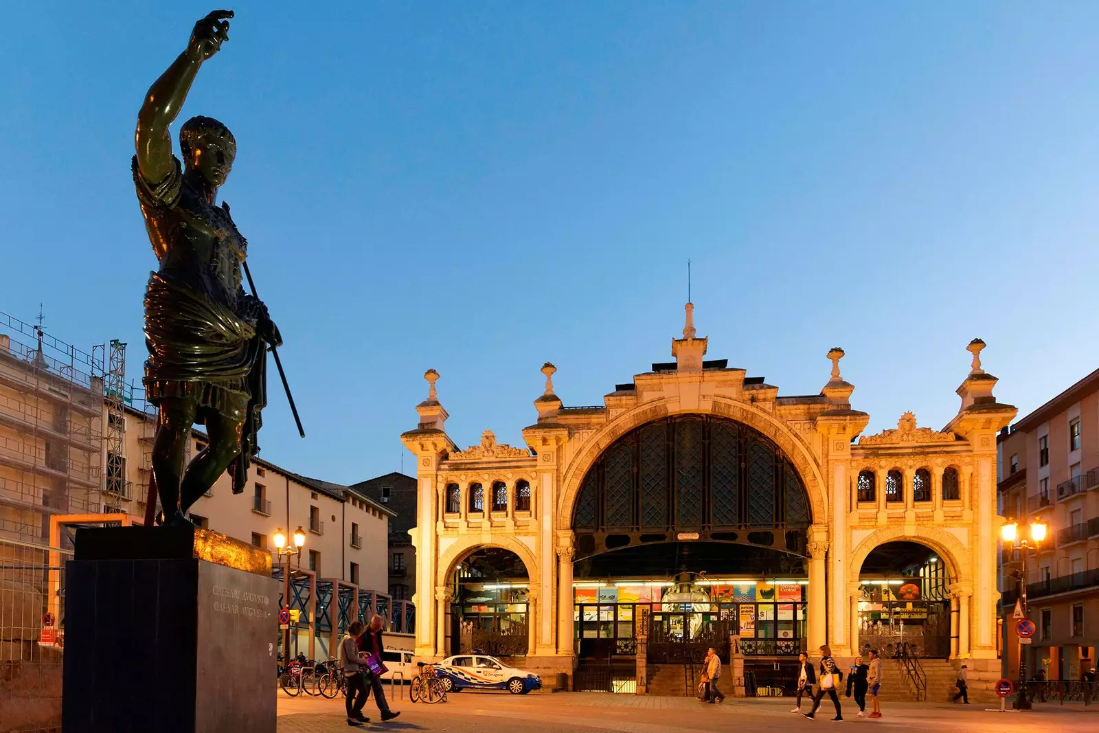 Així llueix el Mercat Central de Saragossa