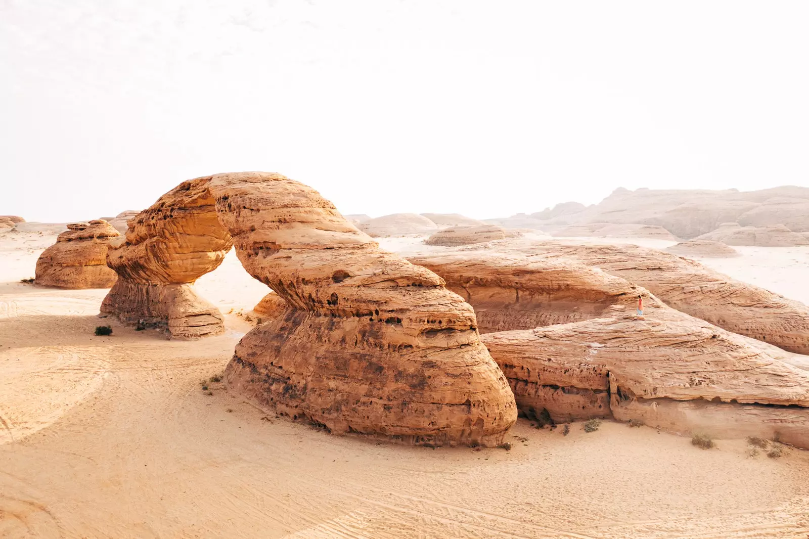 Formações rochosas de AlUla Arábia Saudita.