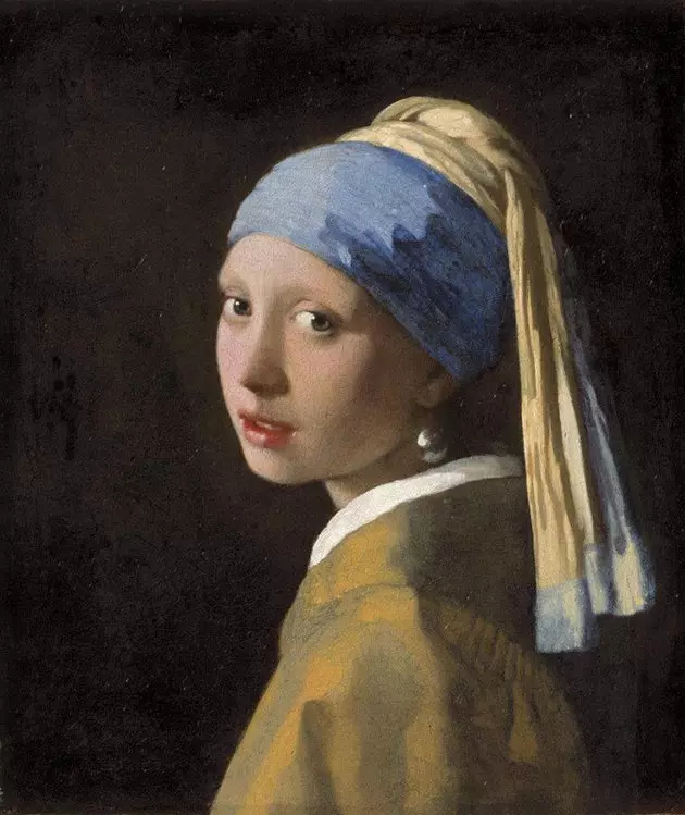 „Girl with a Pearl Earring“ eftir Vermeer