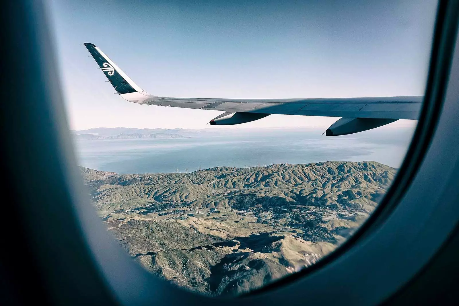 vista des de finestreta d'avió