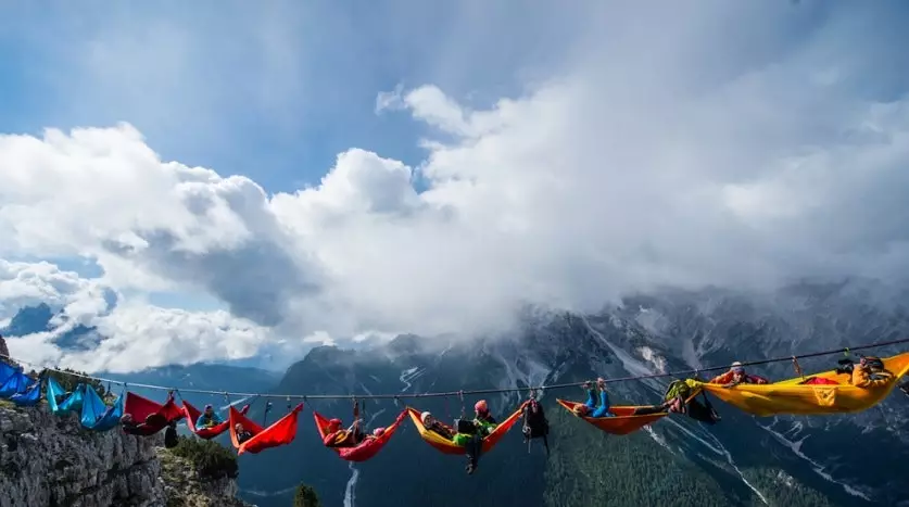 Highline Meeting - Monte Piana cho'qqilarida festival