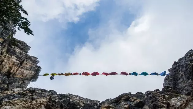 The Highline Meeting hátíð á hæðum Monte Piana