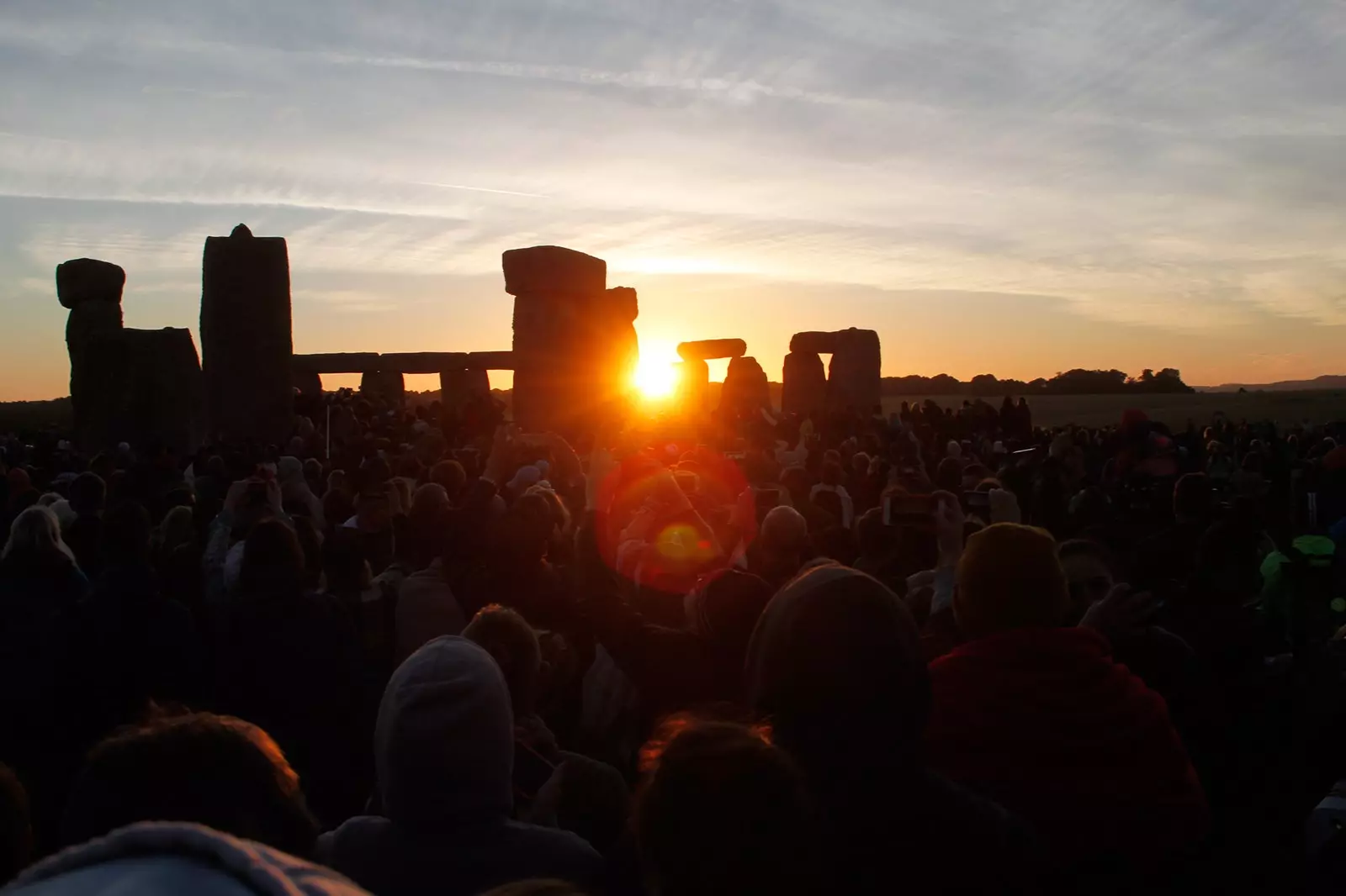 O sol se põe... e os cliques começam