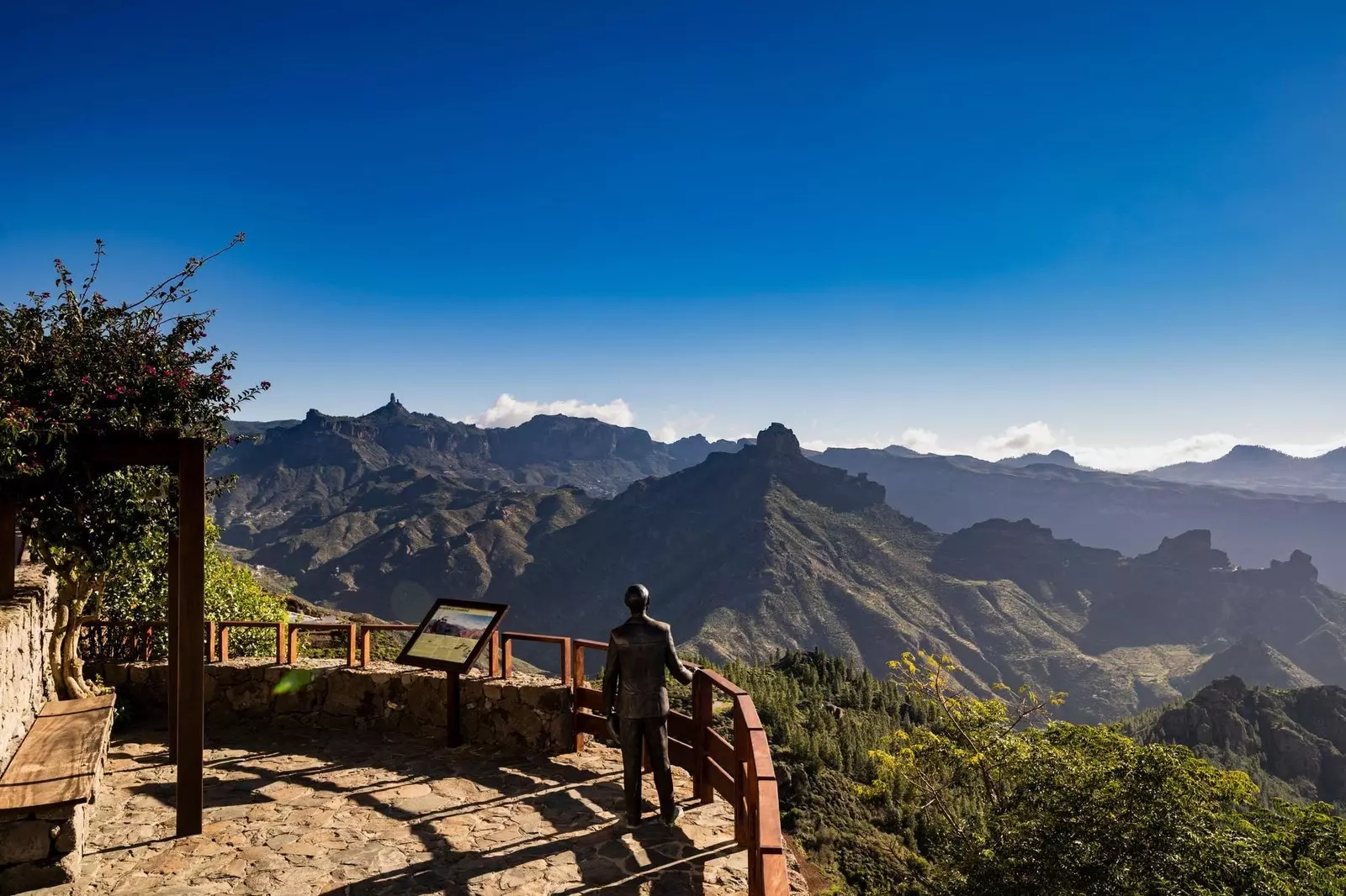 Udsigtspunkt over Unamuno Artenara Gran Canaria