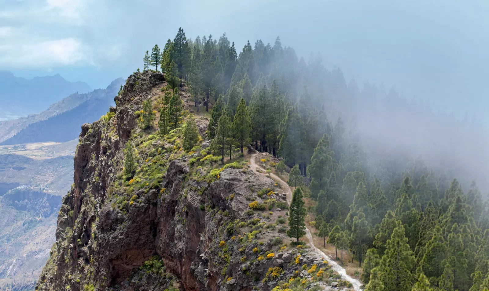 Route Cruz de Tejeda Artenara Gran Canaria