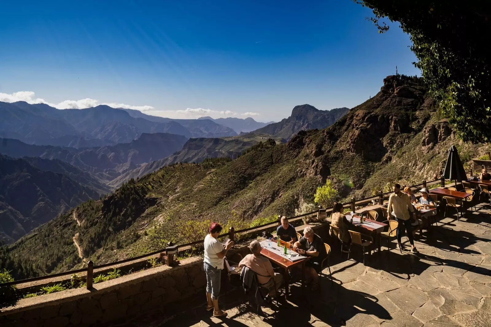 Udsigt over La Cilla Artenara Gran Canaria