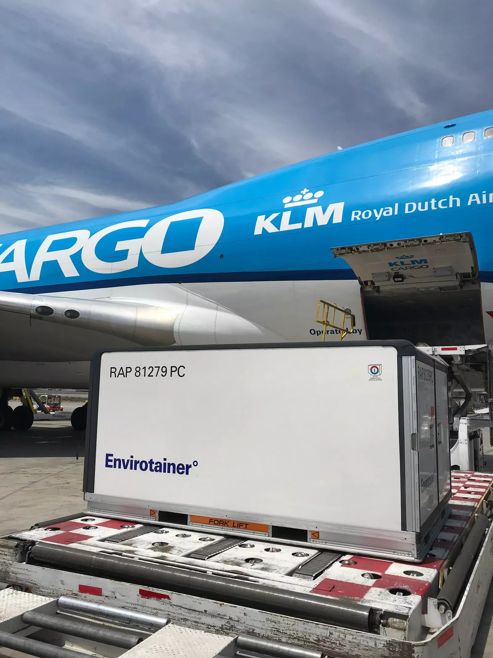 에어프랑스 KLM Martinair Cargo 화물 컨테이너