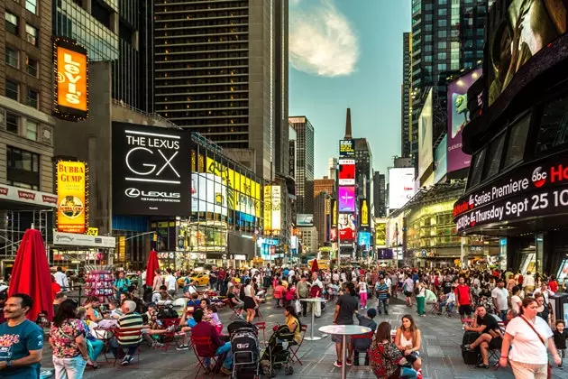 Times Square'i kõige jalakäija