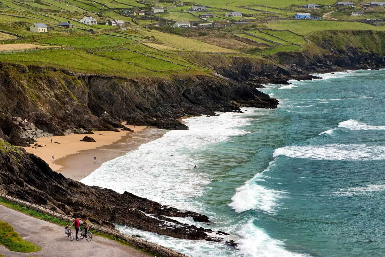 Dingle Slea Head no Condado de Kerry