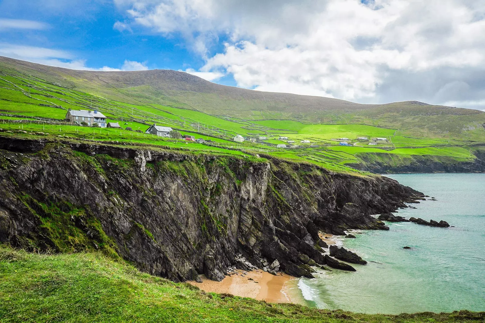 Sumar í Dingle Kerry Írlandi