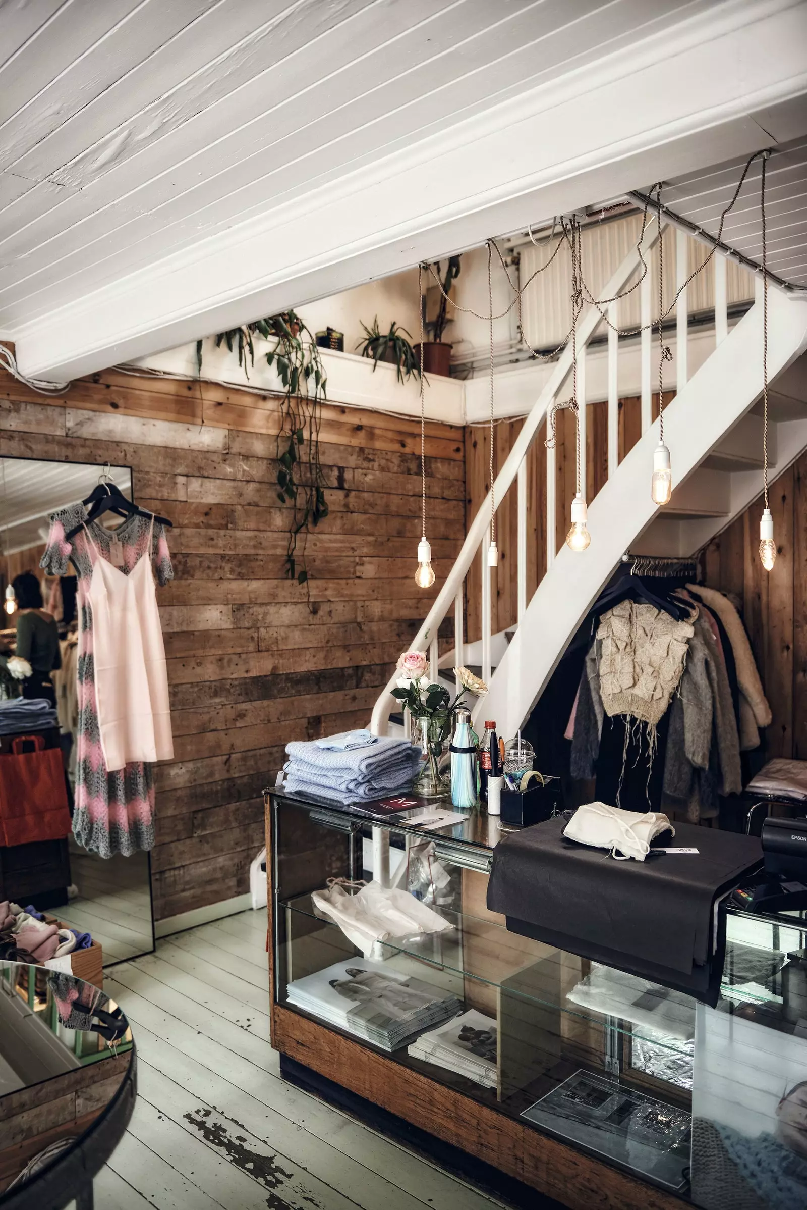 Kedai Gudrun Gudrun di Tórshavn yang terkenal dengan baju sejuk bulu yang bergaya