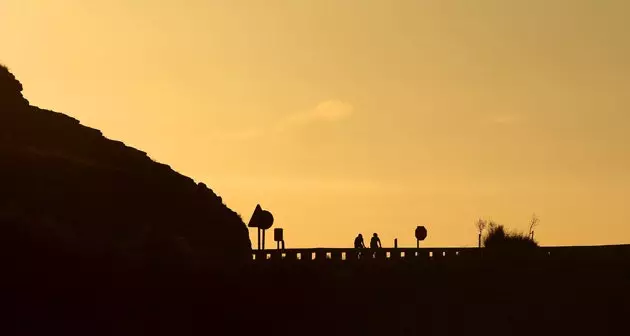 The highway at the height of Getaria