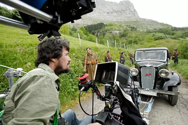 Imagens das filmagens de 'Gernika'